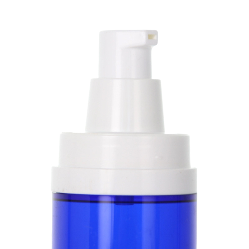 Blaue Massage-Plastik-Lotion-Flasche für die Reise