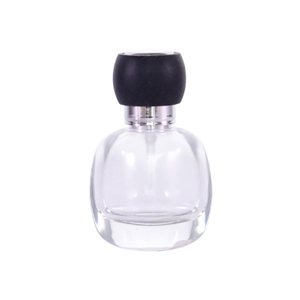 20 ml Luxus-Parfümglasflasche mit schwarzem Verschluss