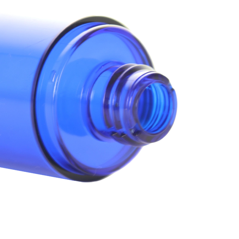 Blaue Massage-Plastik-Lotion-Flasche für die Reise