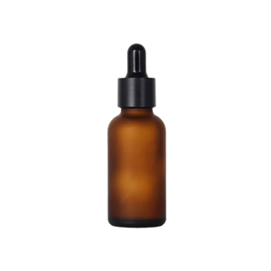 10-ml-Flasche mit ätherischen Ölen aus mattiertem Braunglas für die Hautpflege 