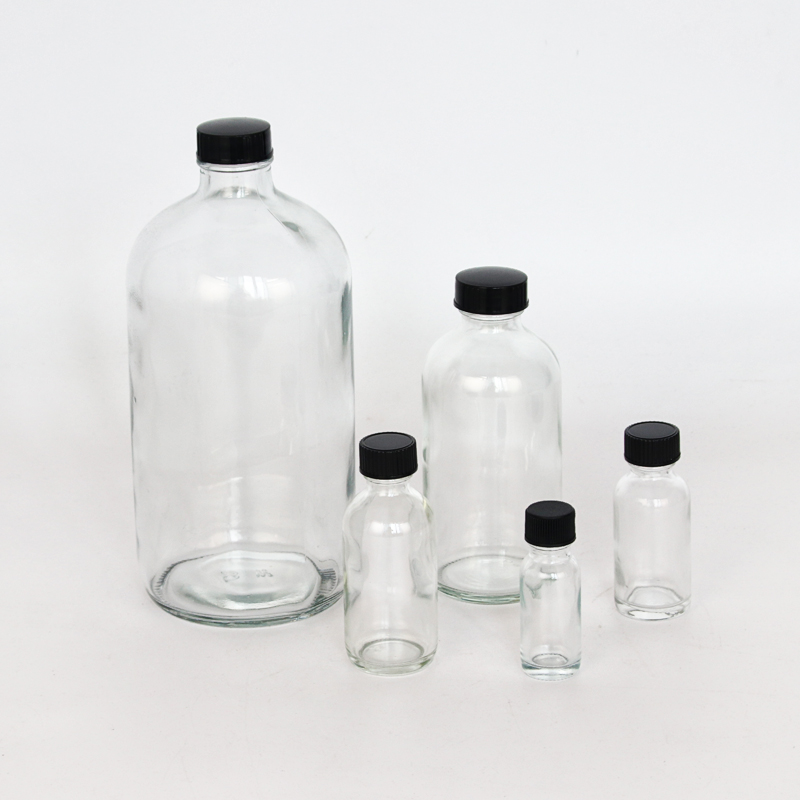 100 ml Flasche mit ätherischen Ölen aus Boston-Glas für die Hautpflege